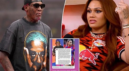 Dennis Rodman's apology to soccer star daughter, Trinity, backfires