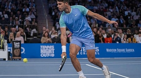 Alcaraz cae ante Tiafoe en la exhibición de Charlotte