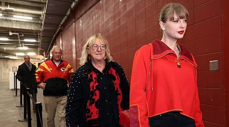 Taylor Swift and Donna Kelce Roll Into Kansas City Chiefs Matchup With Las Vegas Raiders