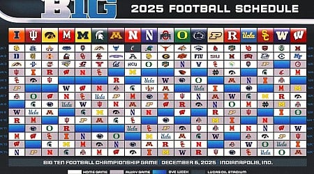 Big Ten Conference releases 2024 football schedule