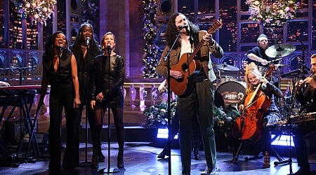 Hozier Plays the Pogues’ “Fairytale of New York” on Saturday Night Live: Watch