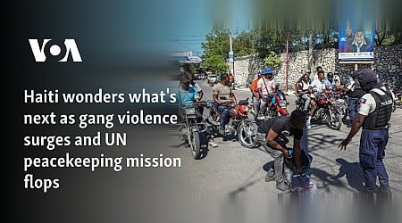 Haiti wonders what's next as gang violence surges and UN peacekeeping mission flops