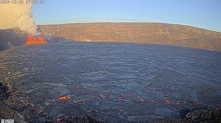 One of the world's most active volcanoes — Hawaii's Kilauea — is erupting again