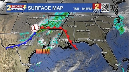 Tuesday PM Forecast: unsettled, warmer pattern kicks in on Christmas