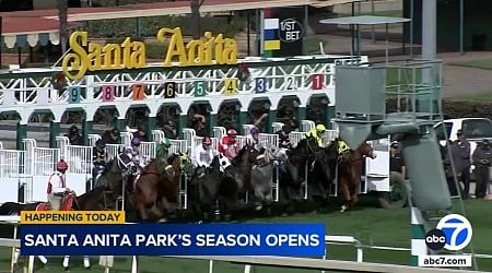 Santa Anita racetrack opens 90th season; Kentucky Derby winner Mystik Dan to compete at Classic Meet