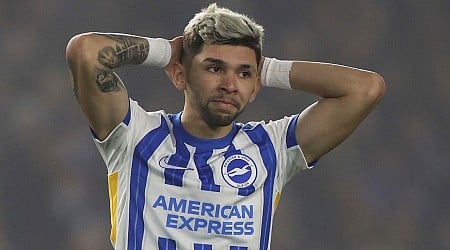 Enciso misfires as injury-hit Brentford hold Brighton