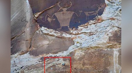 Climbers damaged ancient petroglyph by driving anchors into rock face, Utah authorities say