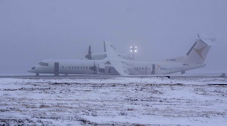 Air Canada Flight 2259 catches fire during plane landing at Halifax Stanfield International Airport