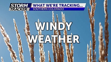 Windy today, colder tomorrow