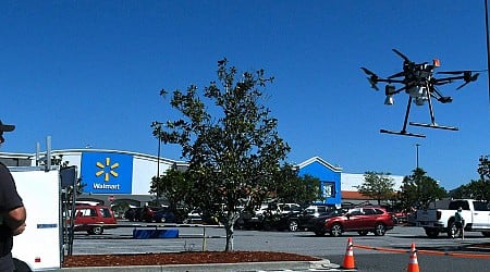 Walmart's CEO had wine delivered by drone to his front door and believes it's key to the company's future success