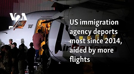 US immigration agency deports most since 2014, aided by more flights