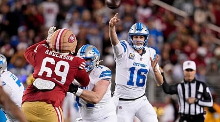 Detroit Lions beat the San Francisco 49ers 40-34