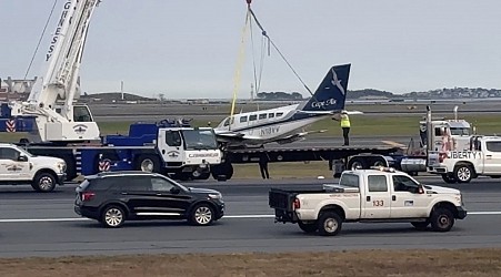 2 men were arrested in Boston for allegedly flying a drone near the airport