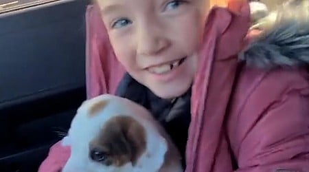 WATCH: Girl who prayed for a puppy everyday surprised with a new friend