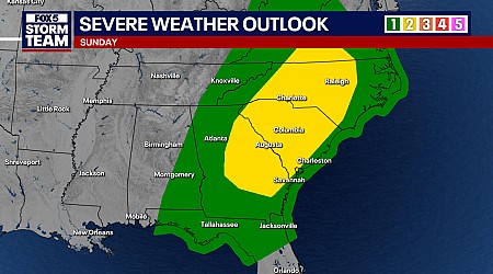 Weather alert: Georgia bracing for severe storm threat this weekend