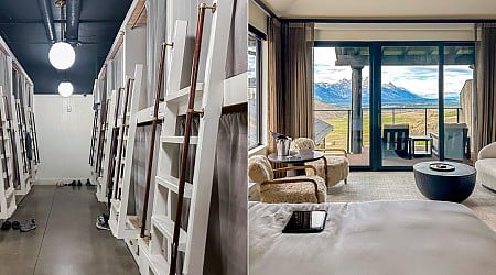 I stayed in a $1,500 resort and the cheapest hostel I could find during a trip to Jackson Hole. Both felt luxurious.