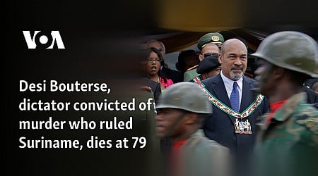 Desi Bouterse, dictator convicted of murder who ruled Suriname, dies at 79