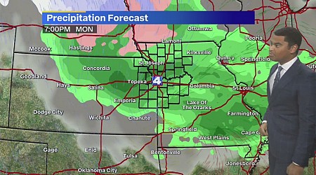 Today's latest forecast for KC metro