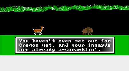 There's a free version of The Oregon Trail where you start out with dysentery and have to make it across the country without pooping your pants