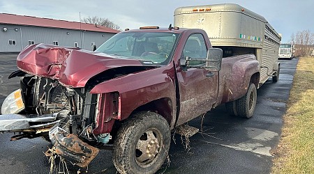 86-year-old Wisconsin man hurt after crashing truck into utility pole