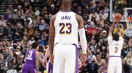 LeBron James, Anthony Davis Double-Doubles Impress NBA Fans in Lakers' Win vs. Jazz