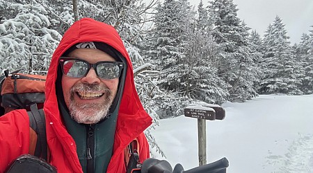 Climbing Camels Hump (VT) in December