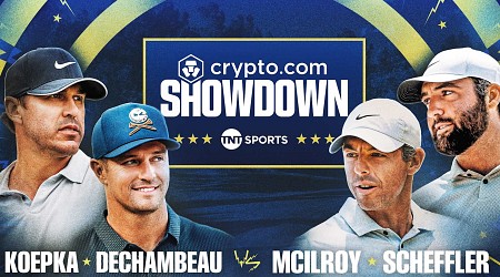 TNT Sports to Present 'The Crypto.com Showdown' with 4 of Golf's Biggest Stars