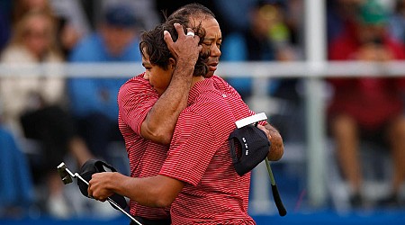 Tiger Woods, son Charlie fall in 2024 PNC Championship playoff as Bernhard Langer drains winning putt