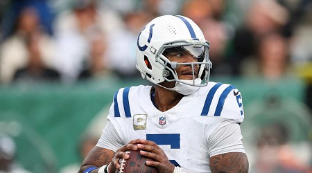 Anthony Richardson Out for Colts vs. Giants with Back, Foot Injuries; Flacco to Start