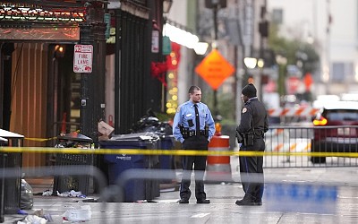 New Orleans barriers to prevent vehicle attacks were in the process of being replaced