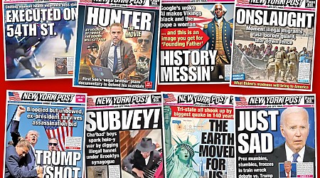 The 25 best New York Post covers of 2024