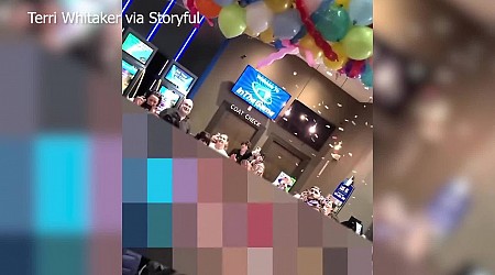 Multiple people injured in balloon-drop incident at Massachusetts arcade