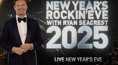 How to watch Dick Clark’s New Year’s Rockin’ Eve with Ryan Seacrest 2025