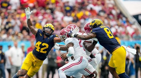 Jalen Milroe, Alabama Trolled By CFB Fans for Bowl Loss vs. Sherrone Moore, Michigan