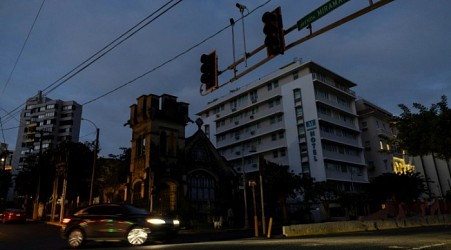 Island-wide blackout hits Puerto Rico on New Year's Eve