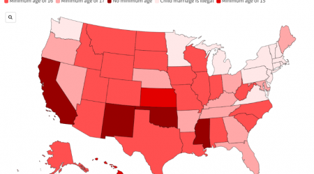 Map Shows Where Child Marriage Is Still Allowed After State's Ban Starts