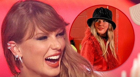 Taylor Swift Wears Big Red Coat to Chiefs Game Against Texans