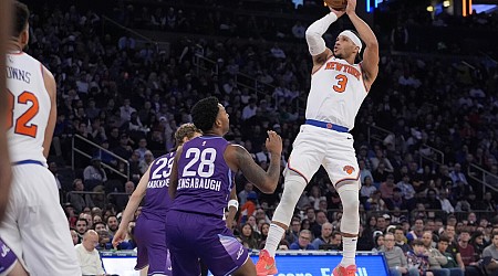 Knicks overcome absence of Brunson and the surprising loss of his backup to beat the Jazz