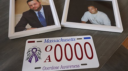 Overdose awareness license plate coming in Massachusetts