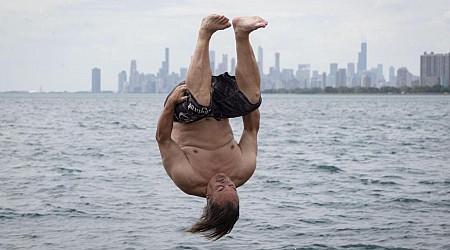 His wife told him to jump in the lake. More than 4 years later, he still is. ‘There’s just a lot of joy in jumping in the water’