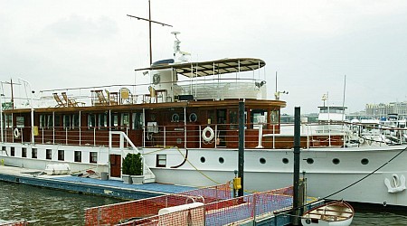 Photos show the USS Sequoia, the US presidential yacht once known as the 'floating White House'