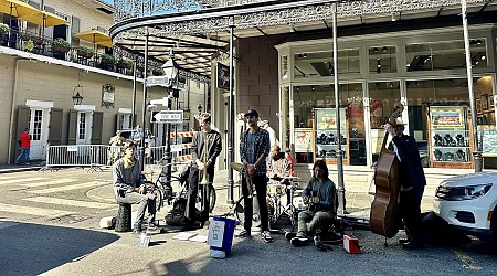 Music brings New Orleans' French Quarter back to life