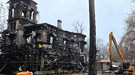 Man arrested for setting fire that destroyed historic Northern California Bidwell Mansion