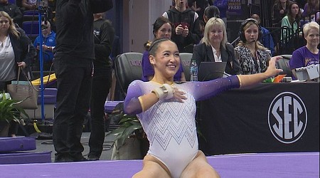 LSU gymnastics defeats Iowa State 197.300-194.100 in season opener