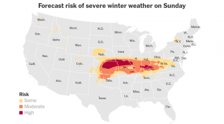 Potent Storm Blasts Parts of U.S. With Sleet, Snow and Freezing Rain