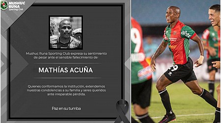 Encuentran muerto en un hotel al futbolista uruguayo Mathías Acuña