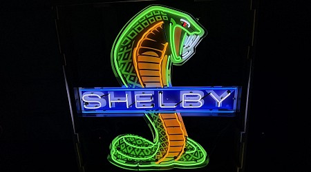 Neon Shelby Cobra Sign at No Reserve