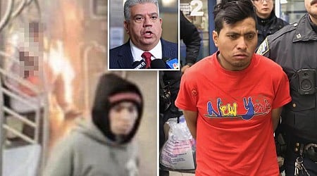 Guatemalan migrant accused of torching sleeping woman on NYC subway indicted on murder and arson charges