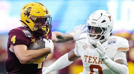 ASU's Dillingham Jokes About Cam Skattebo's 'Puke and Rally' Performance vs. Texas