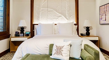 I stayed at a 5-star Four Seasons hotel in Jackson Hole, Wyoming. My $1,000-a-night room was a skier's sanctuary.